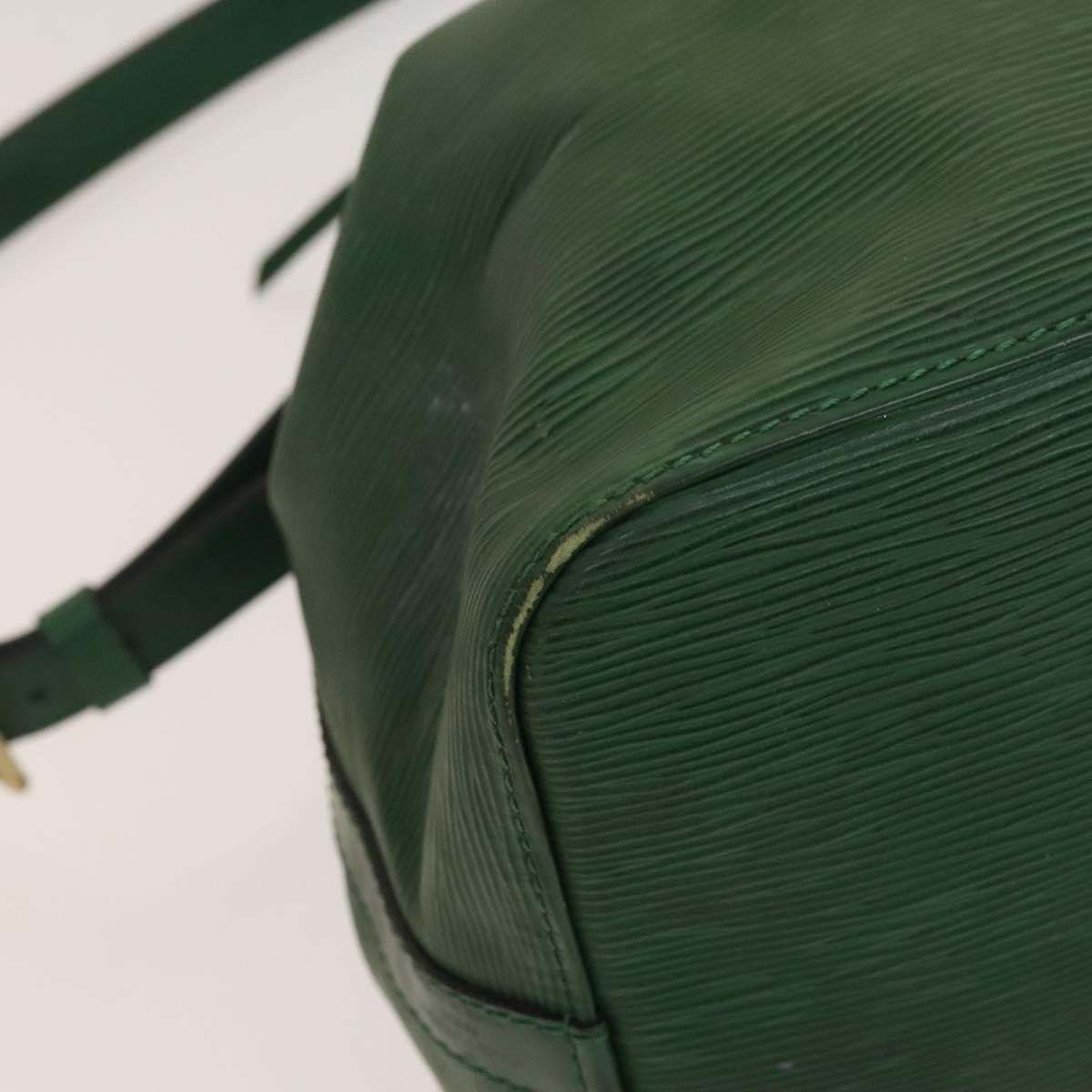 Louis Vuitton Petit Noe Handbag Epi Leather, GREEN, LEATHER, Shoulder bag