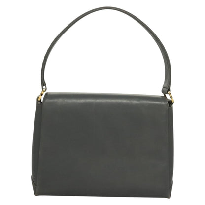 Gucci 1973 Top Handle Bag Leather, GRAY, LEATHER, Handbag