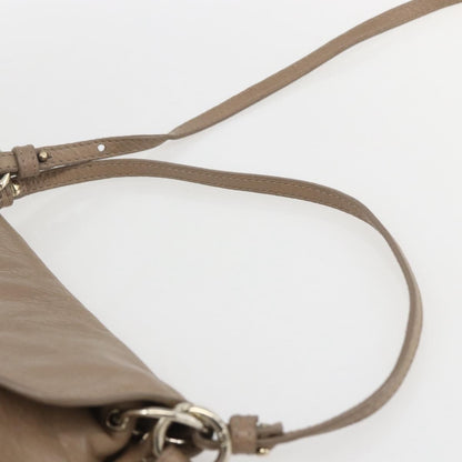 Chloe Lily Handbag Leather, BEIGE, LEATHER, Handbag