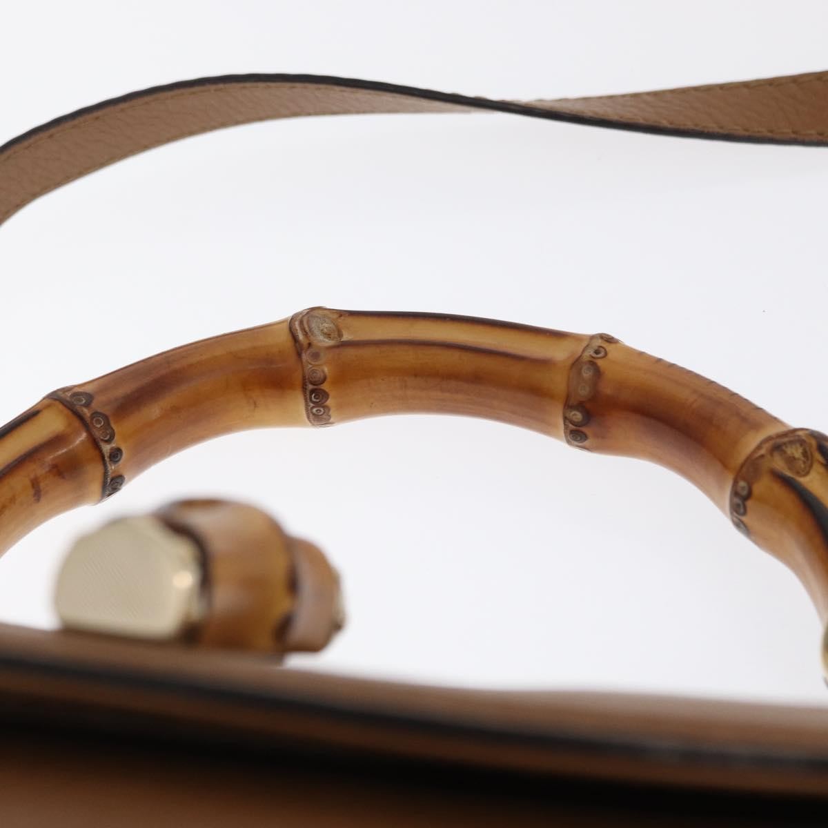 Gucci New Bamboo 1921 Top Handle Bag Leather, BROWN, LEATHER, Handbag