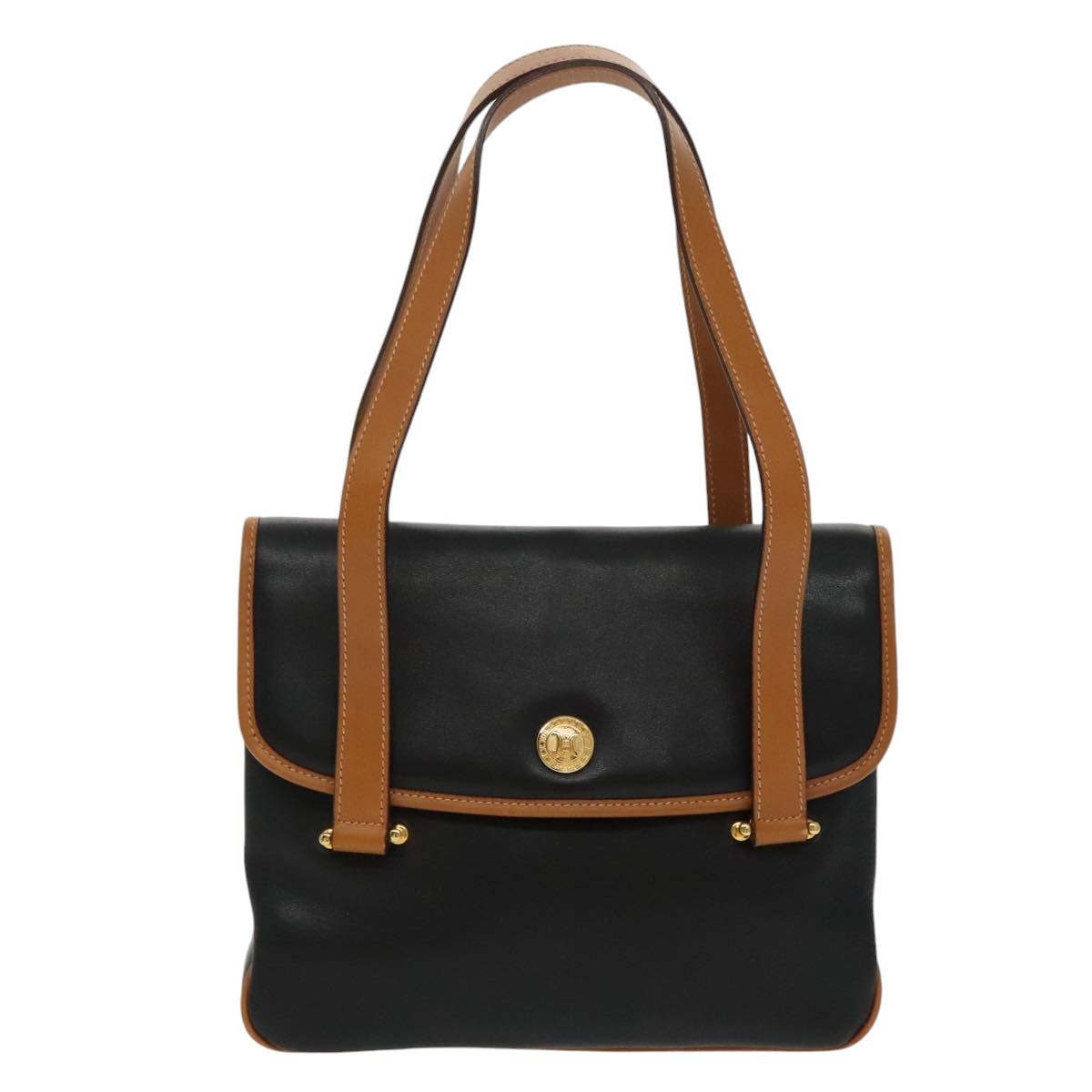 Celine Handbag Leather, BLACK, LEATHER, Handbag