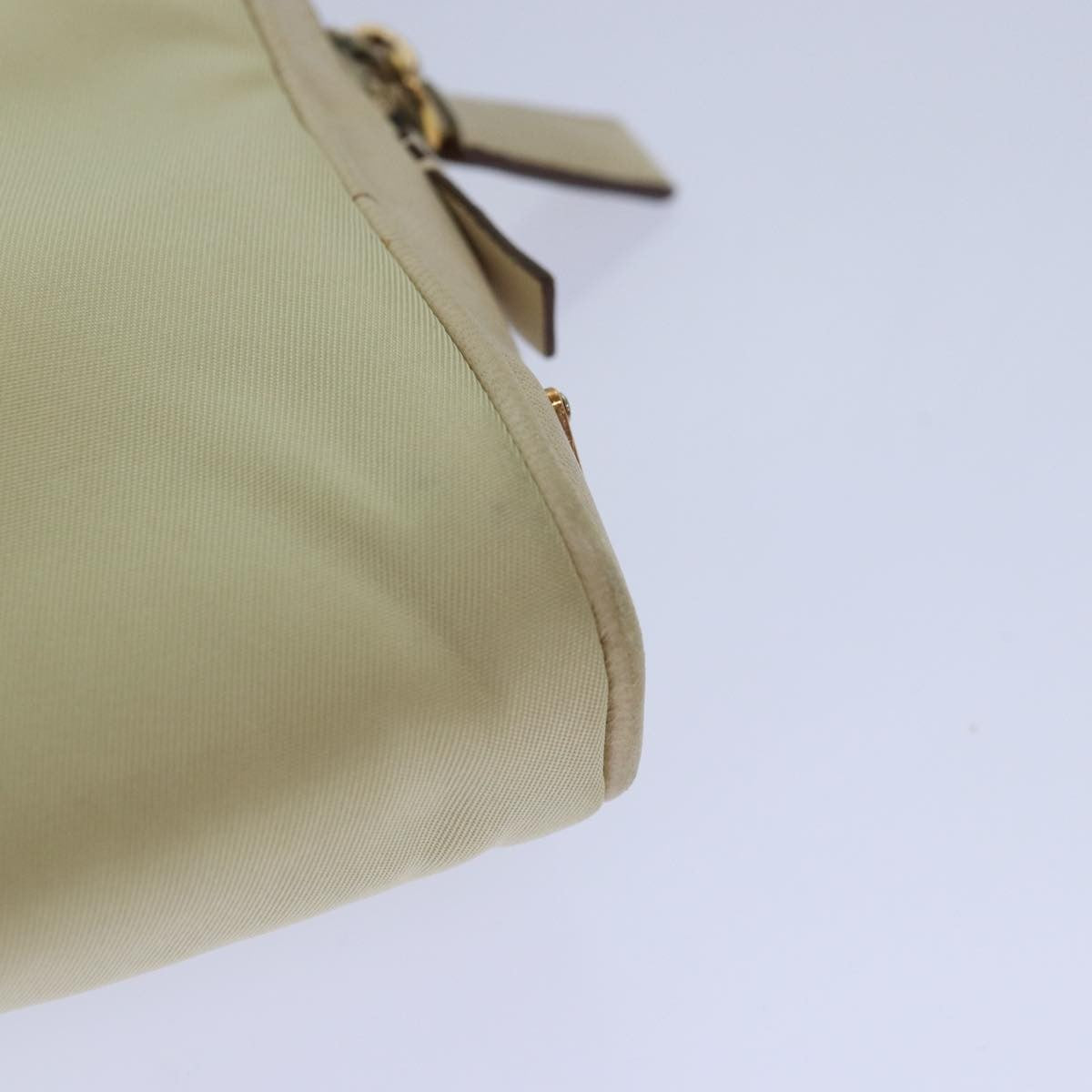 Prada Vintage Handbag Tessuto, BEIGE, NYLON, Handbag