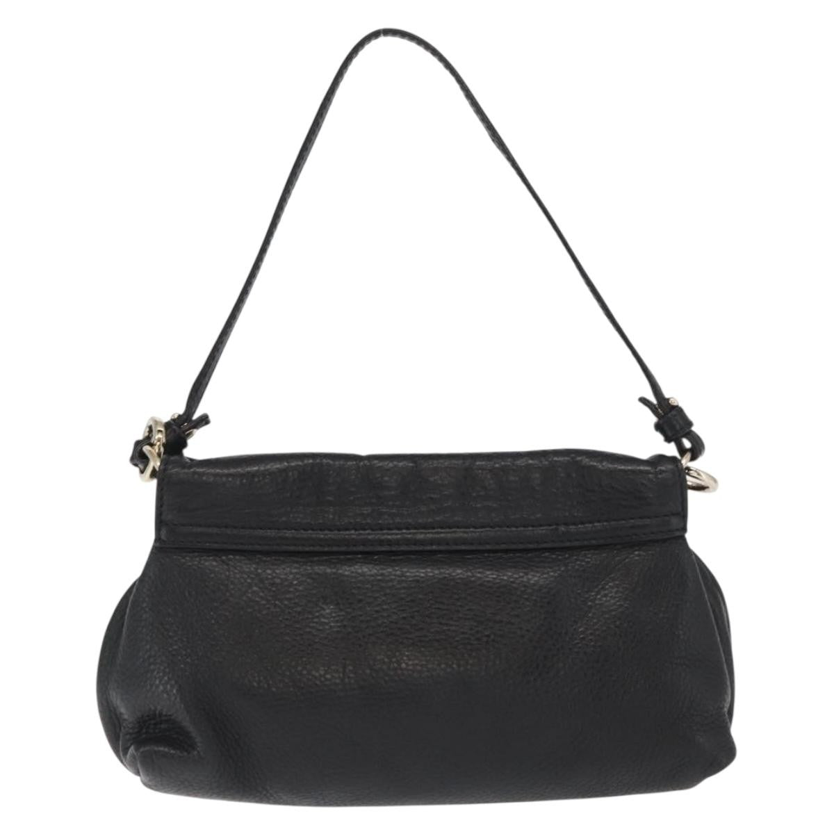 Chloe Lily Shoulder bag Leather, BLACK, LEATHER, Shoulder bag