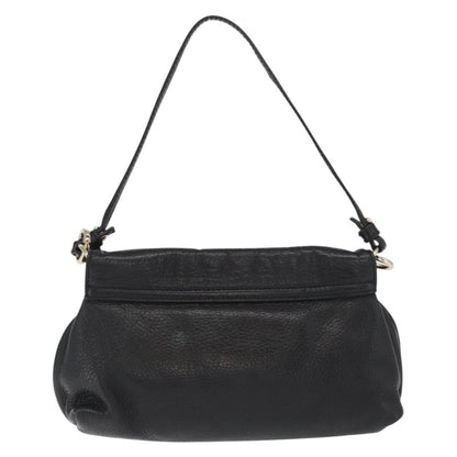 Chloe Lily Shoulder bag Leather, BLACK, LEATHER, Shoulder bag