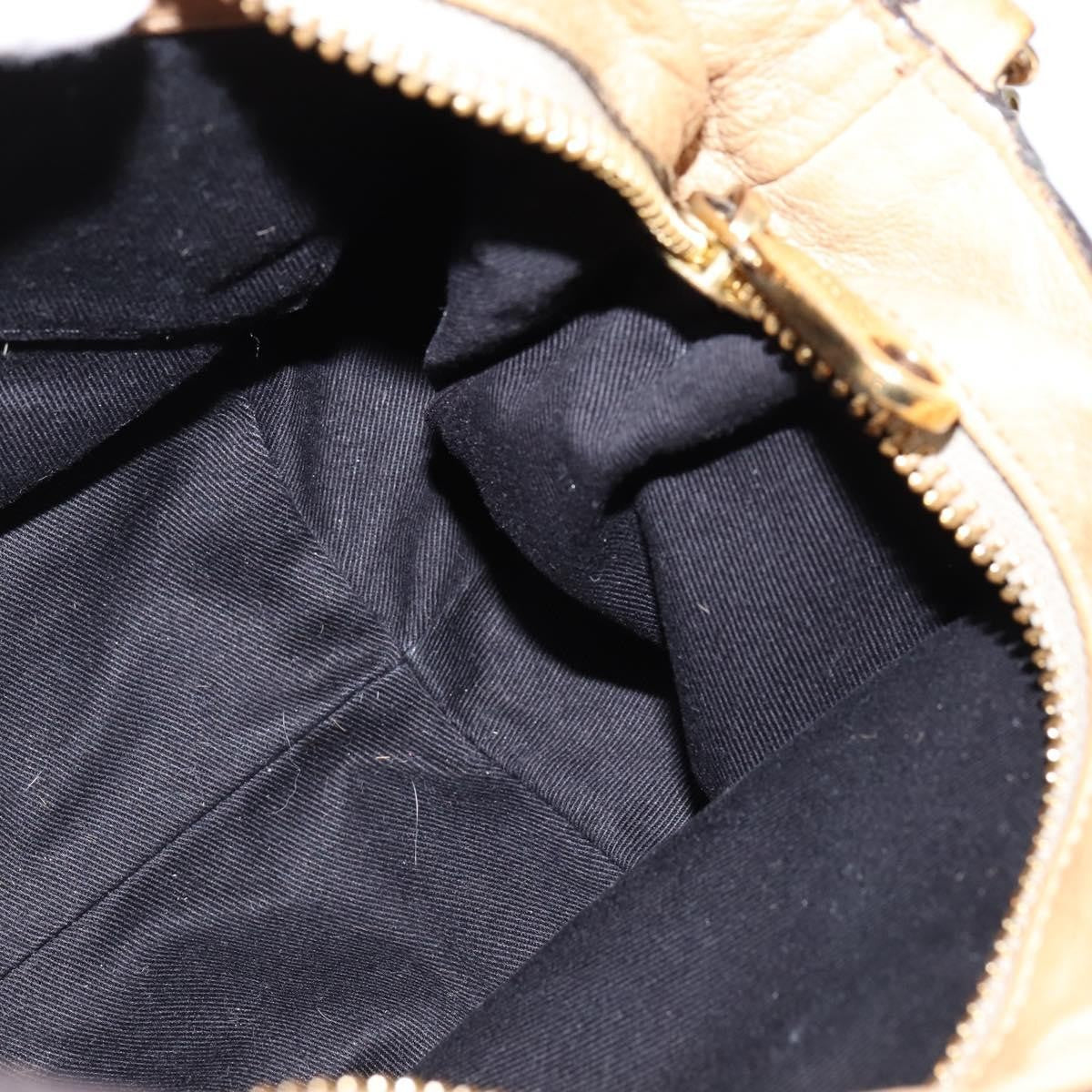 Chloe Ethel Handbag Leather, BEIGE, LEATHER, Handbag