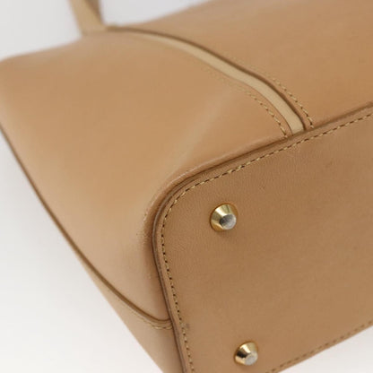 Burberry Vintage Handbag Leather, BEIGE, LEATHER, Handbag