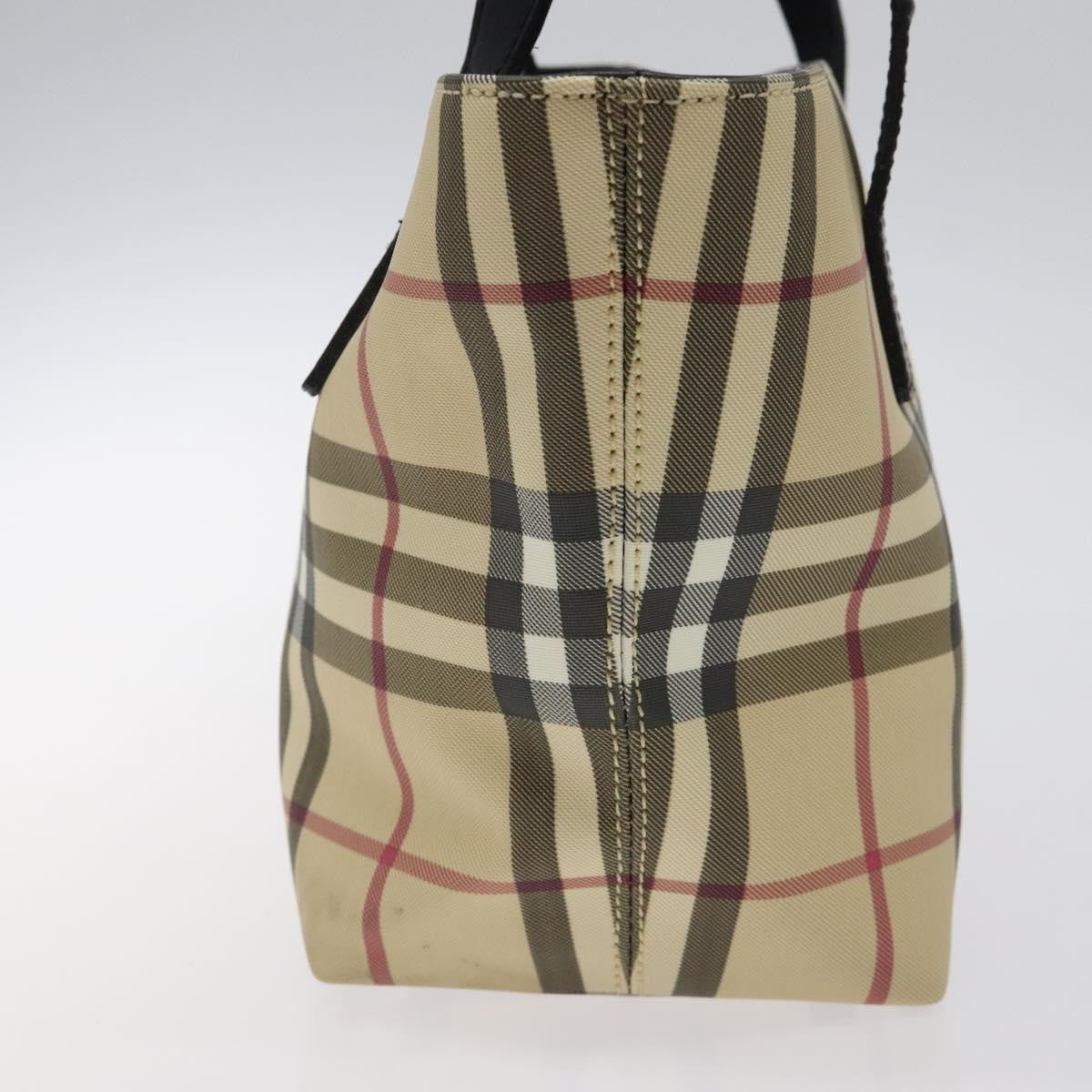 Burberry Nova Check Tote canvas check pattern, BEIGE, CANVAS, Tote bag