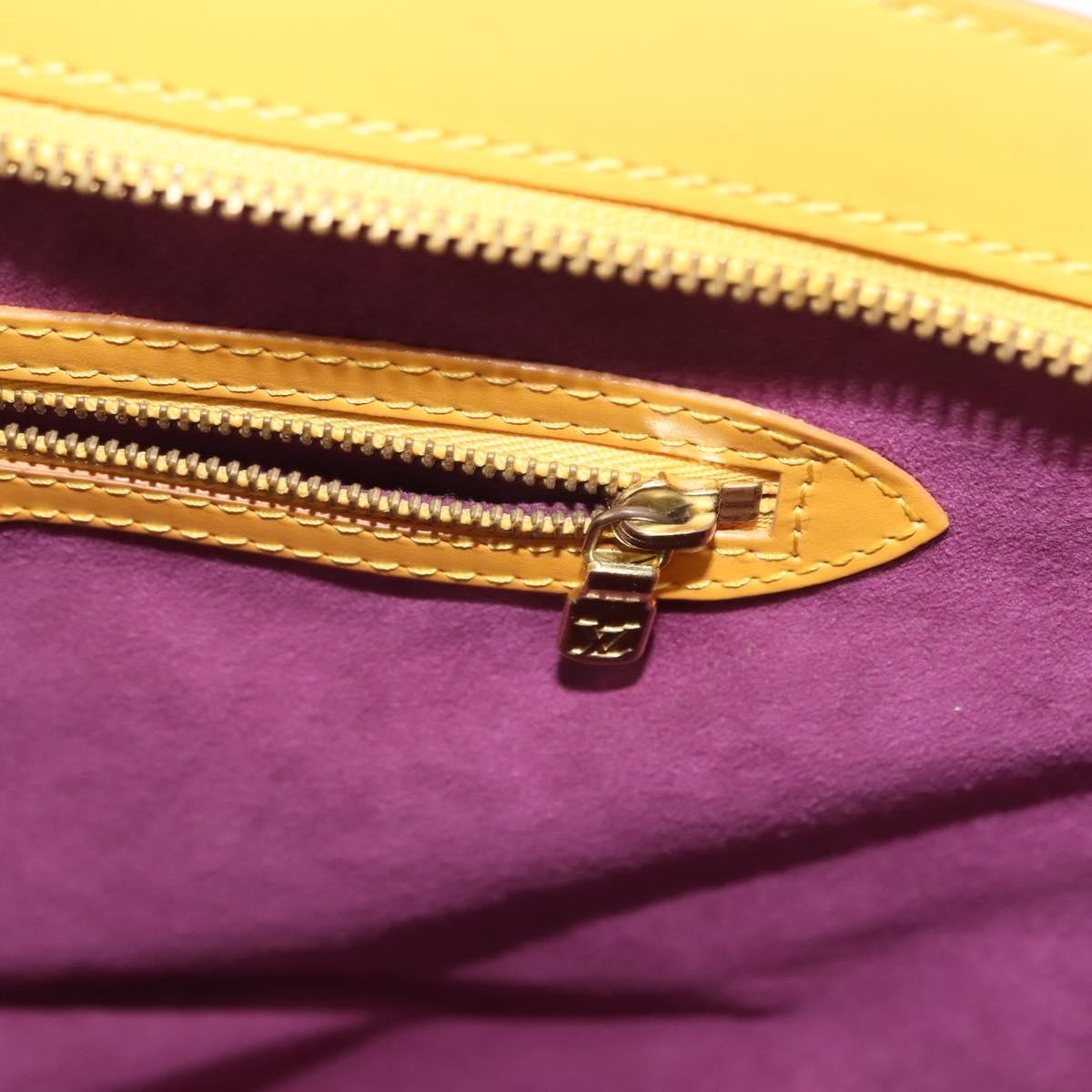 Louis Vuitton Saint Jacques Handbag Epi Leather, YELLOW, LEATHER, Shoulder bag