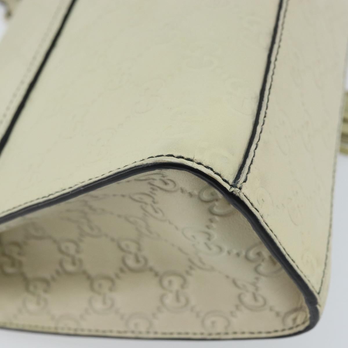 Gucci Emily Chain Flap Bag Guccissima Leather, Beige, Leather, Shoulder Bag