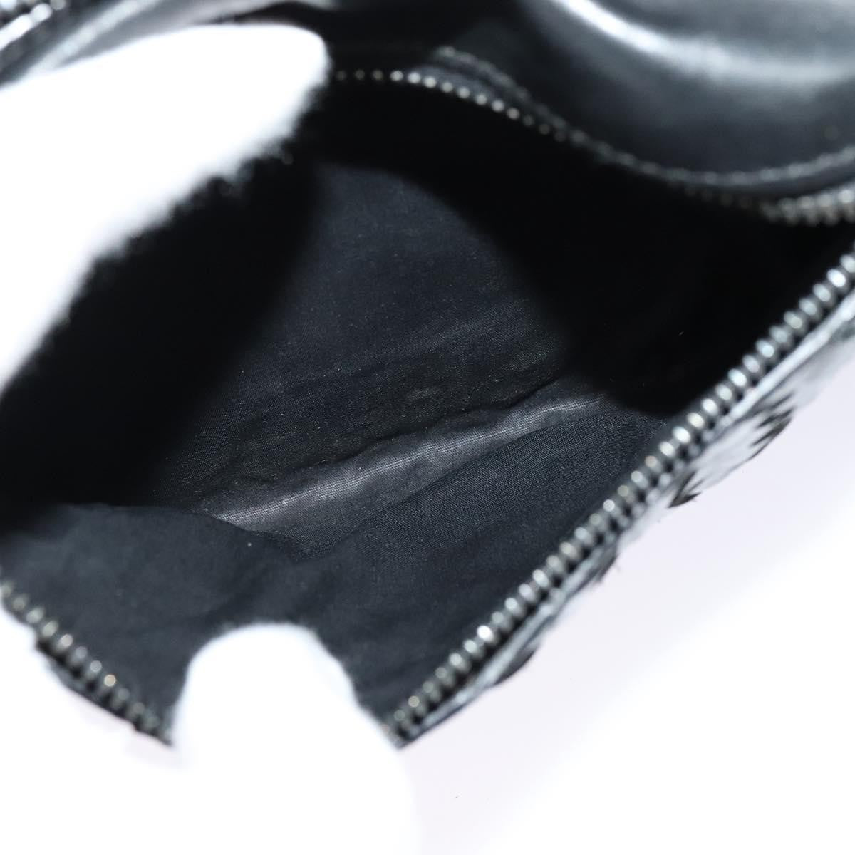 Bottega Veneta Utility Waist Bag Leather with Intrecciato, BLACK, LEATHER, Shoulder bag