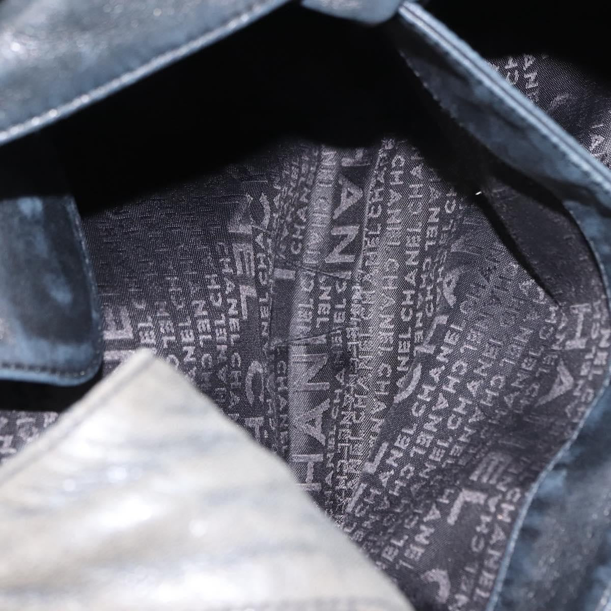 Chanel Vintage Chain Around Shoulder Bag Leather, BLACK, LEATHER, Shoulder bag