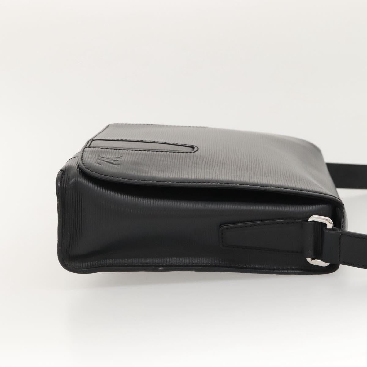 Louis Vuitton Harrington Messenger Bag Epi Leather, BLACK, LEATHER, Crossbody bag