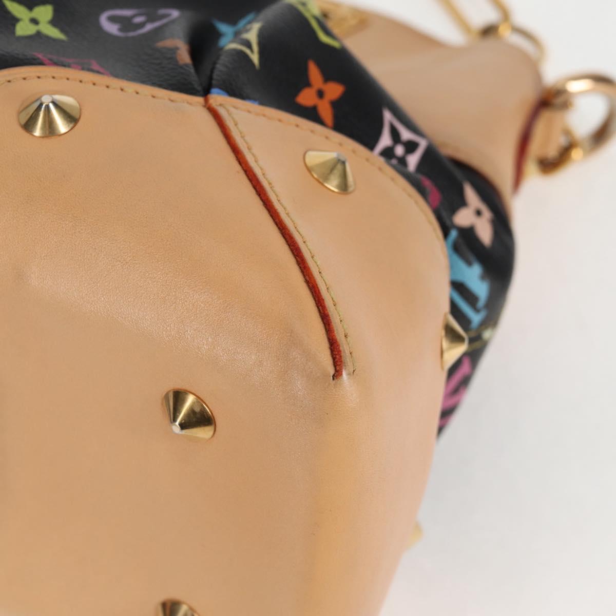 Louis Vuitton Judy Handbag Monogram Multicolor, BLACK, CANVAS, Handbag