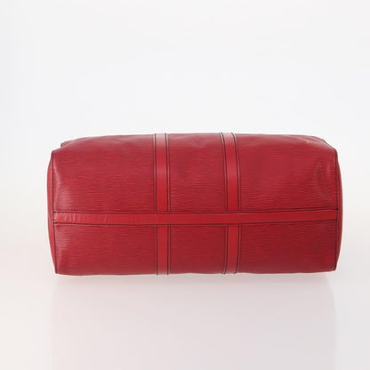 Louis Vuitton Keepall Bag Epi Leather, Red, Leather, Travel Bag