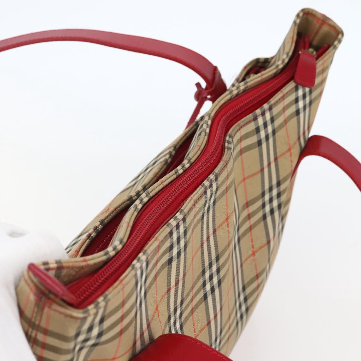 Burberry Nova Check Tote canvas check pattern, BEIGE, CANVAS, Tote bag