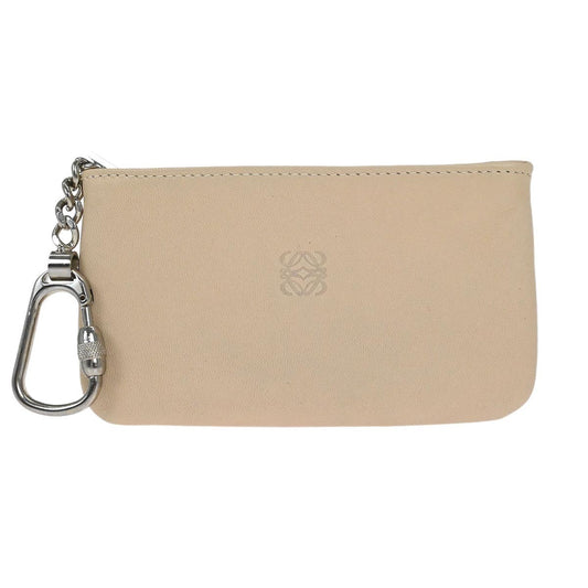 Loewe Anagram Wallet Leather, Beige, Leather, Wallet