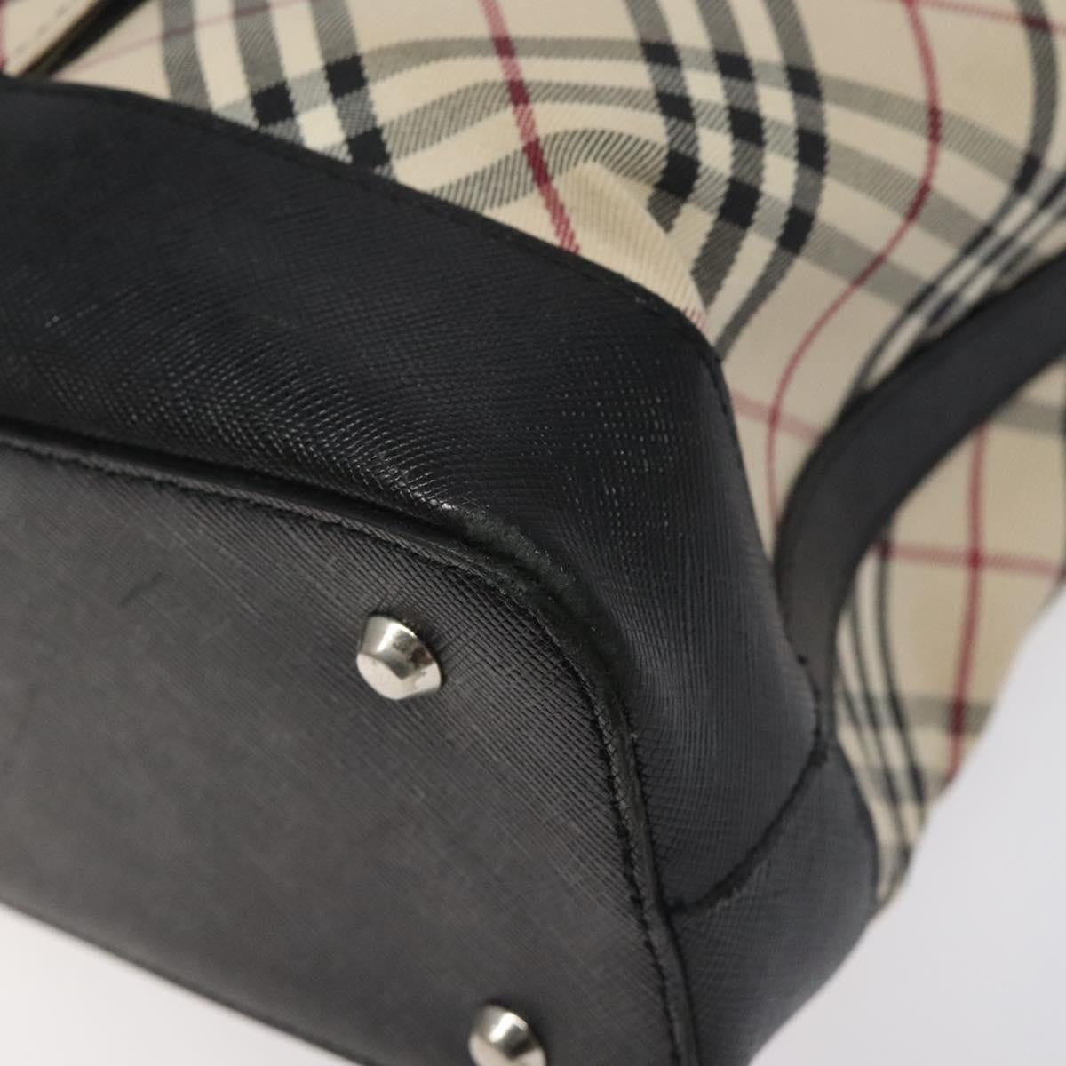 Burberry Nova Check Tote Canvas and Leather, BEIGE, CANVAS, Tote bag
