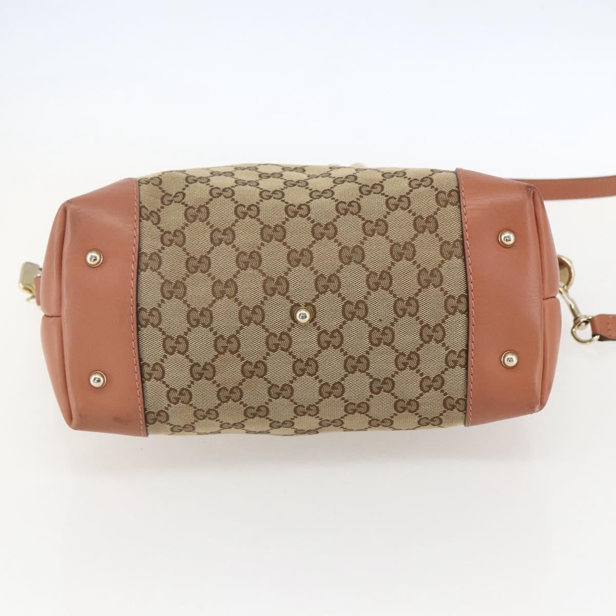 Gucci Vintage tote Canvas, BROWN, CANVAS, Tote bag