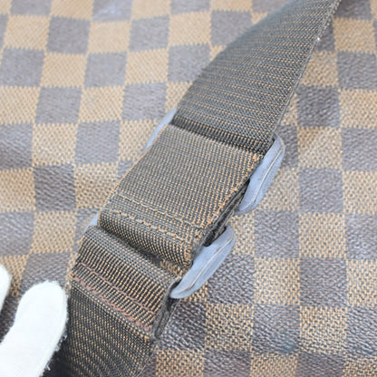 Louis Vuitton Naviglio Handbag Damier, BROWN, CANVAS, Shoulder bag