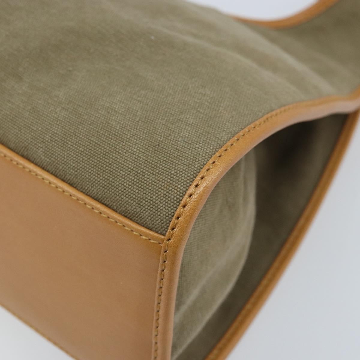 Gucci Vintage Jackie Handbag Canvas, Beige, Canvas, Handbag
