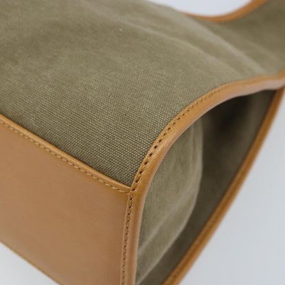 Gucci Vintage Jackie Handbag Canvas, Beige, Canvas, Handbag