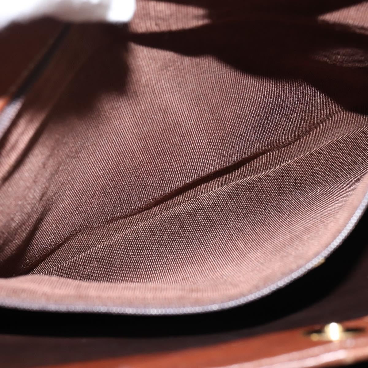 Bally Vintage Tote Bag Leather, Brown, Leather, Tote Bag