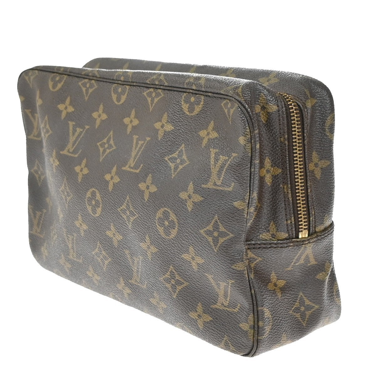 Louis Vuitton Trousse Toilette Monogram Canvas, BROWN, CANVAS, Clutche & pouche