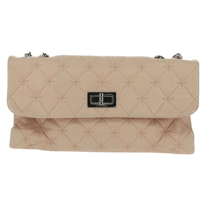 Chanel 2.55 Shoulder bag Leather, PINK, LEATHER, Shoulder bag