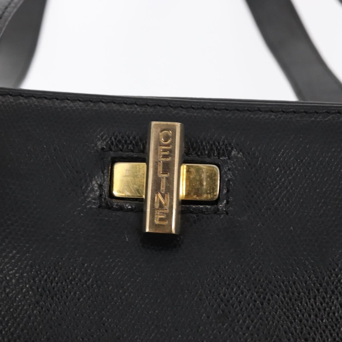 Celine Tote bag Leather, BLACK, LEATHER, Tote bag