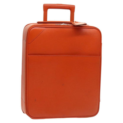 Louis Vuitton Pegase Luggage Epi Leather, ORANGE, LEATHER, Travel bag
