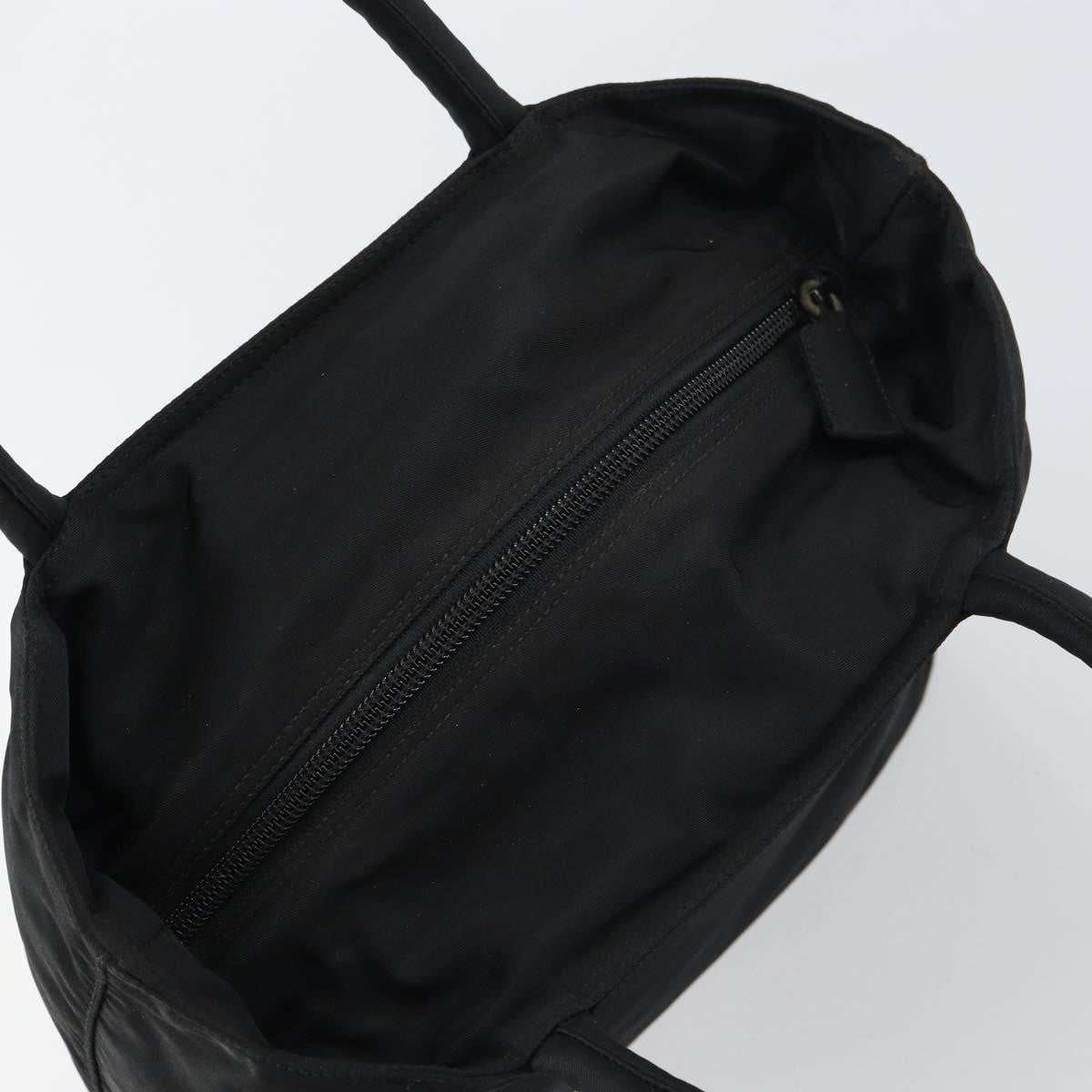Prada Vintage Zip Tote Tessuto, Black, Nylon, Tote Bag