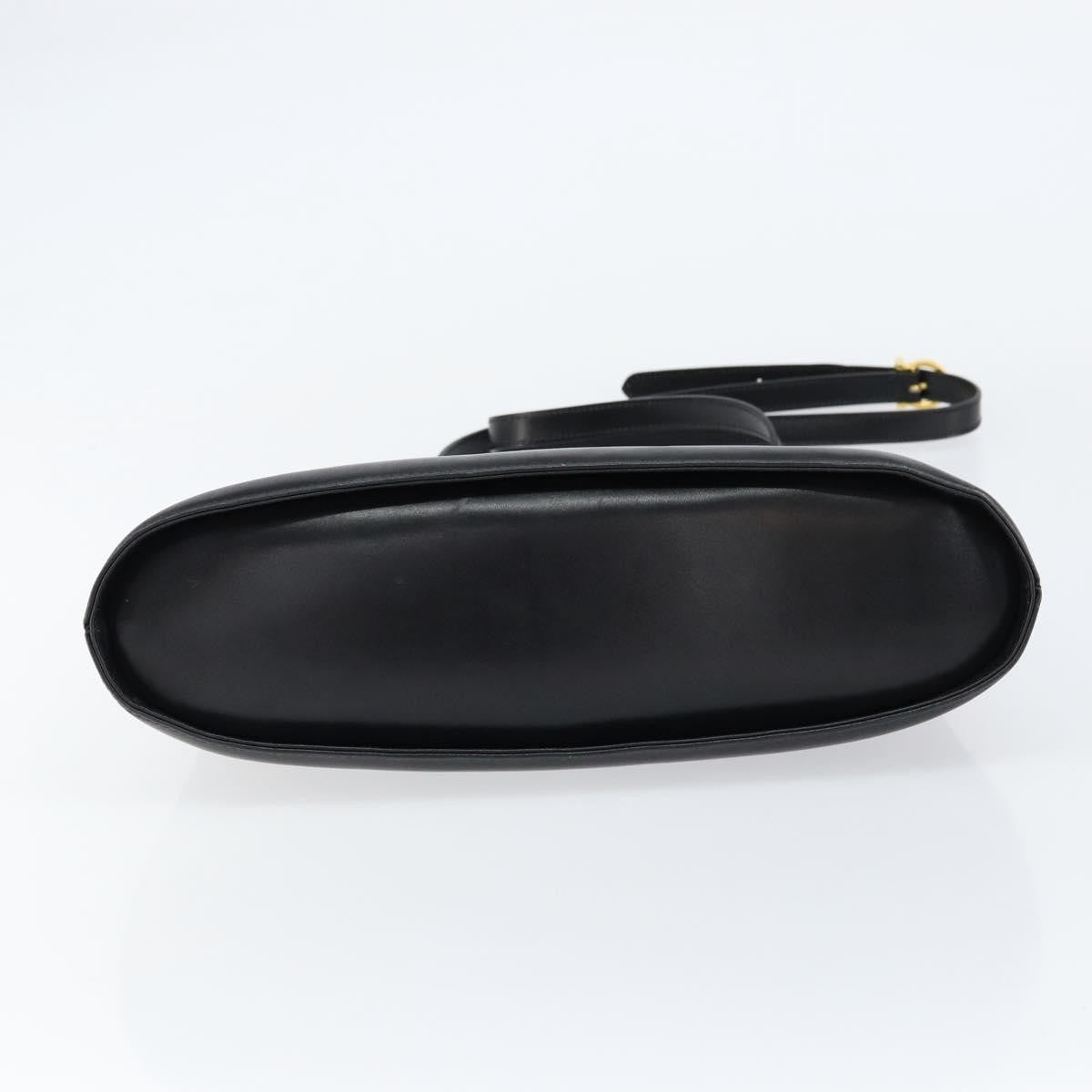Salvatore Ferragamo Wanda Handbag Leather, BLACK, LEATHER, Handbag