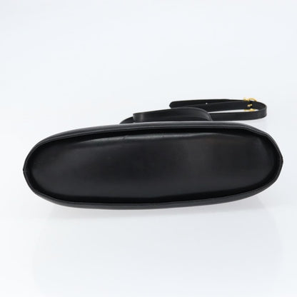 Salvatore Ferragamo Wanda Handbag Leather, BLACK, LEATHER, Handbag