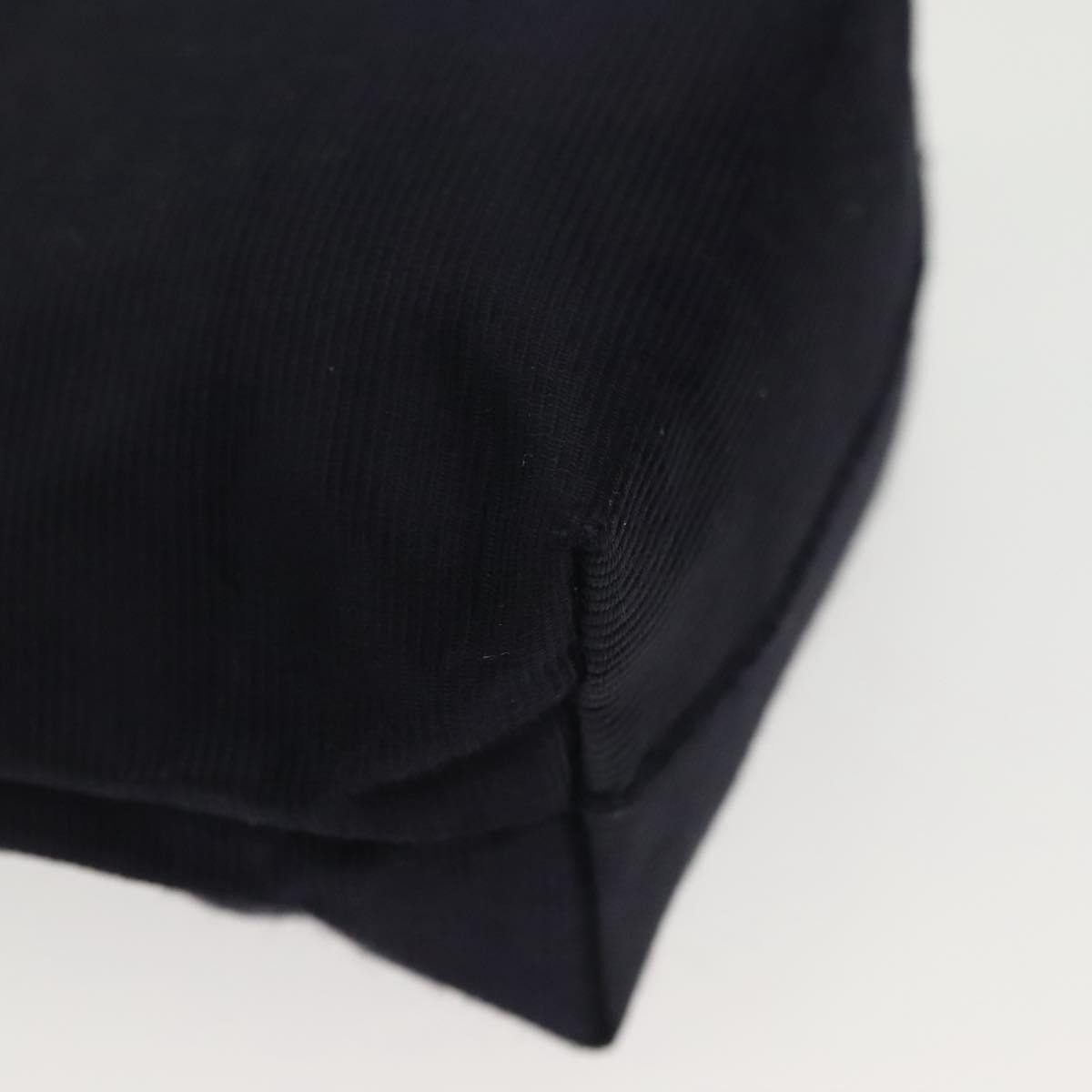 Celine Circle Logo Pouch Nylon, NAVY, CANVAS, Clutche & pouche