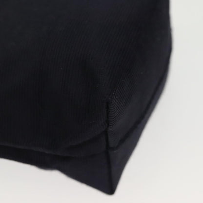 Celine Circle Logo Pouch Nylon, NAVY, CANVAS, Clutche & pouche