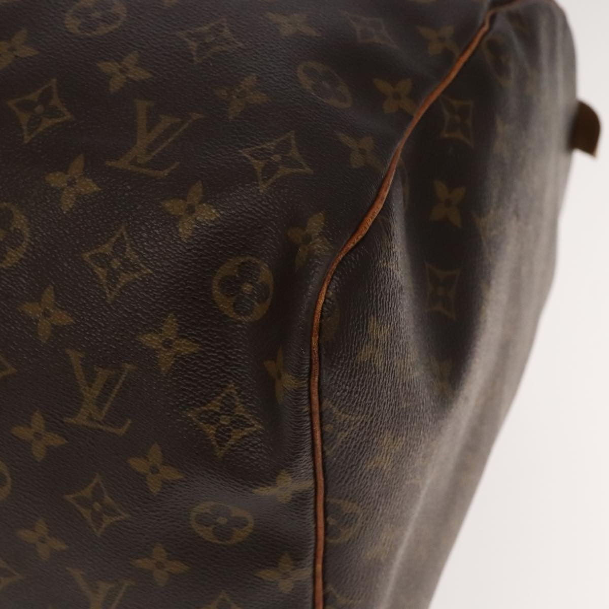 Louis Vuitton Keepall Bag Monogram Canvas, BROWN, CANVAS, Travel bag