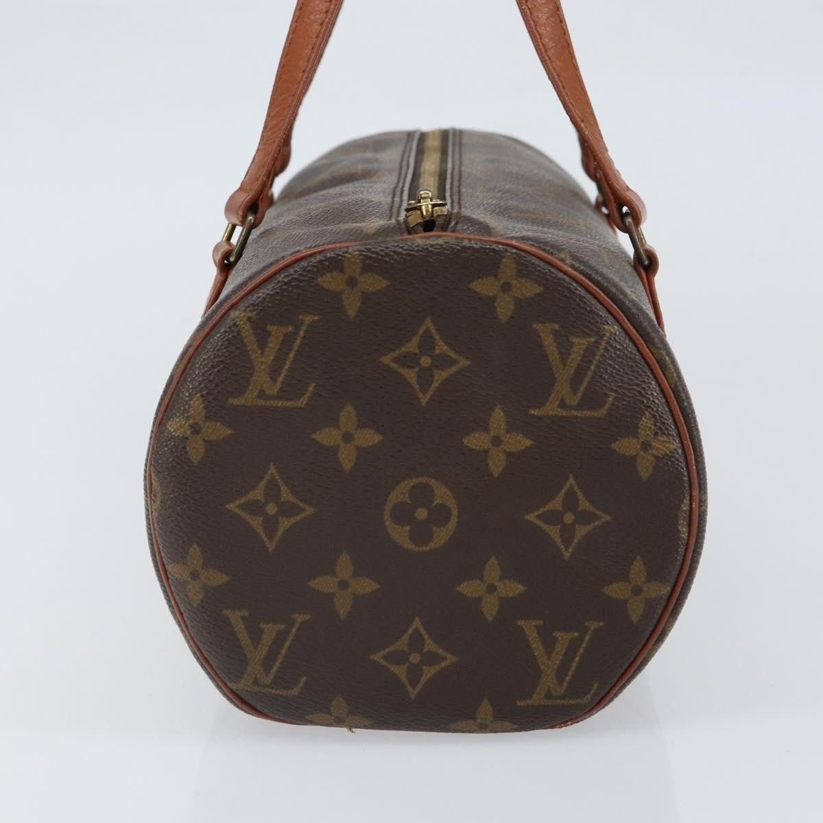 Louis Vuitton Papillon Handbag Monogram Canvas, BROWN, CANVAS, Handbag