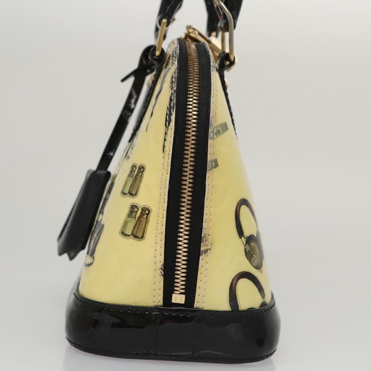 Louis Vuitton Alma Handbag Limited Edition Stickers Monogram Vernis, MULTICOLOUR, PATENT_LEATHER, Handbag