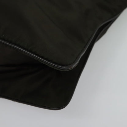 Prada Vintage Flap Messenger Bag Tessuto, Khaki, Nylon, Shoulder Bag