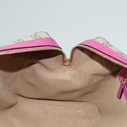 Gucci Convertible Boston Bag Embroidered GG Coated Canvas, BEIGE, CANVAS, Travel bag