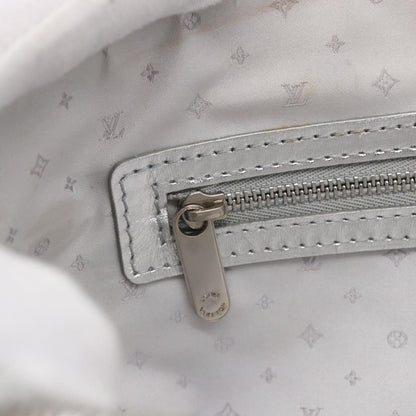Louis Vuitton Suhali Lockit Handbag Leather, SILVER, LEATHER, Handbag