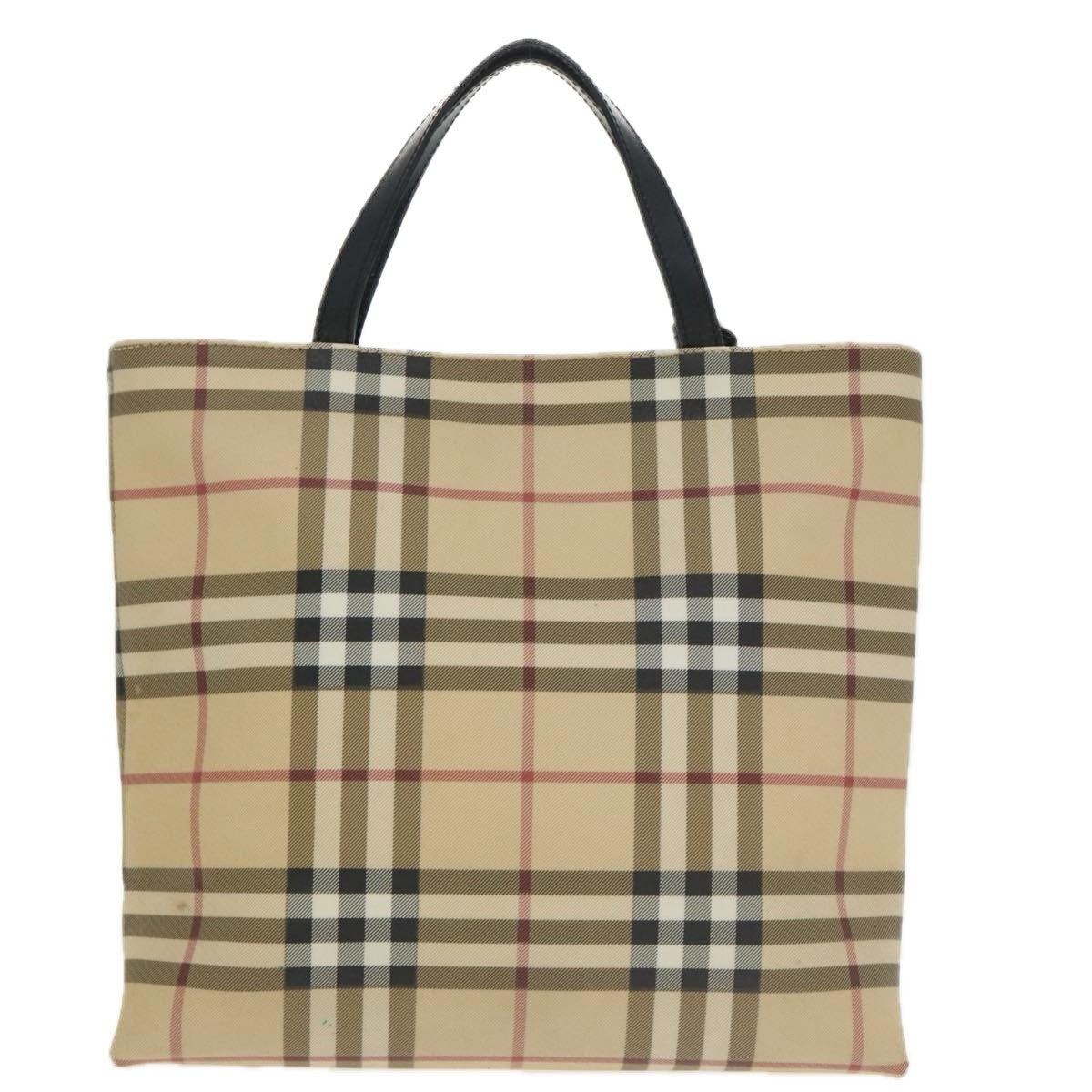Burberry Top Handle Tote Nova Check Canvas, BEIGE, CANVAS, Tote bag