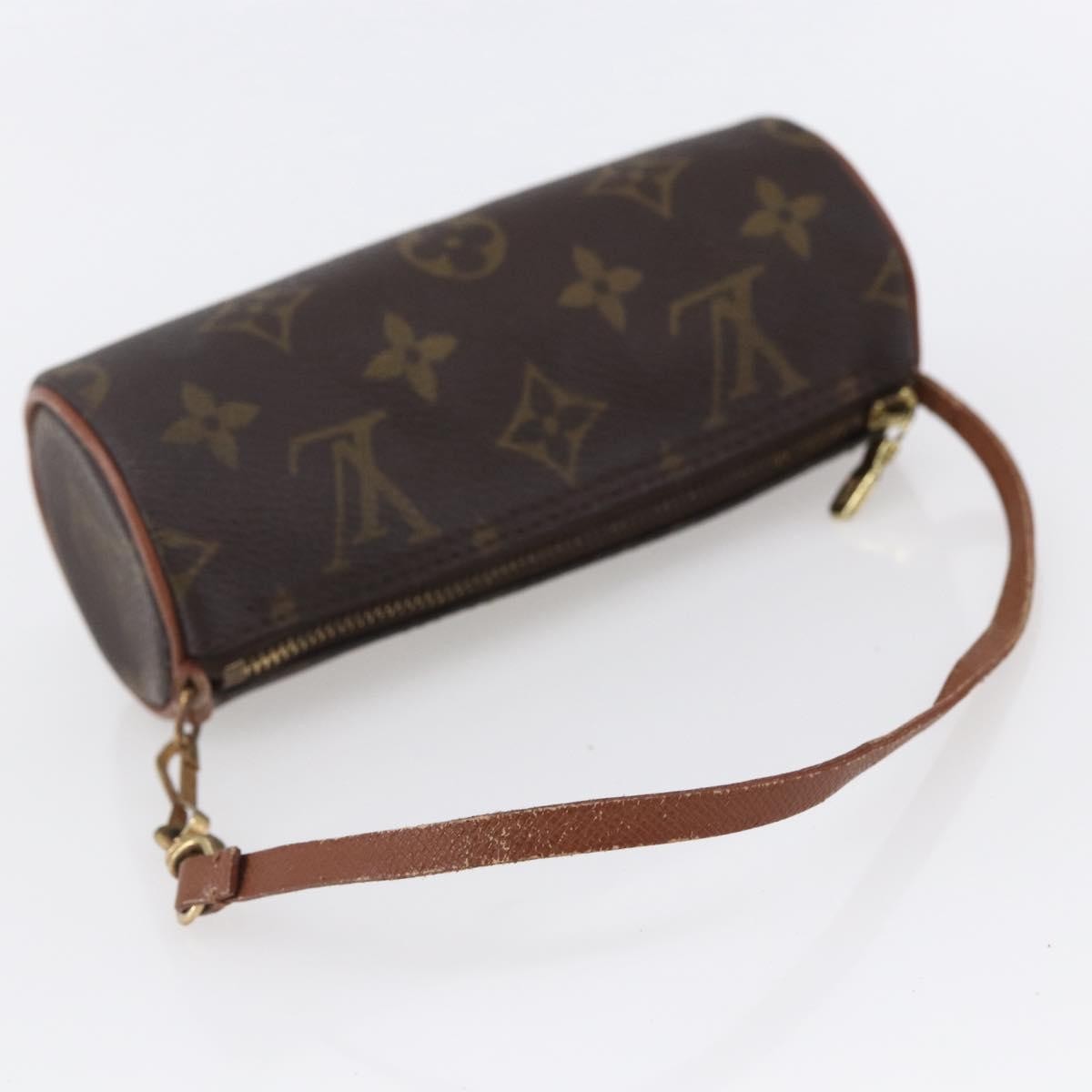 Louis Vuitton Papillon Pochette Monogram Canvas, BROWN, CANVAS, Clutche & pouche