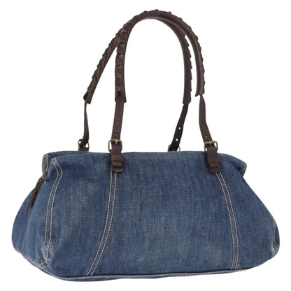 Miu Miu Shoulder Bag Denim, BLUE, CANVAS, Shoulder bag