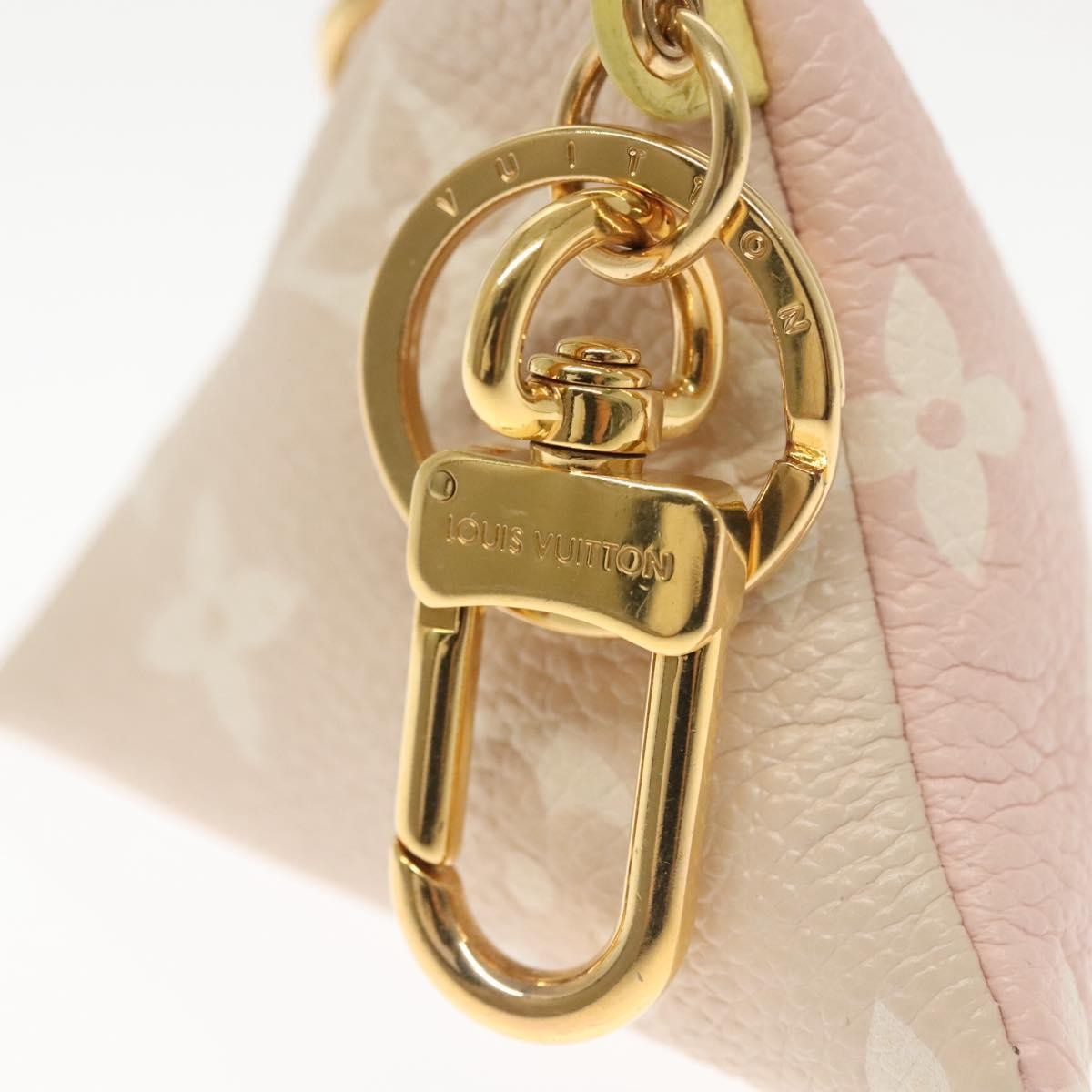 Louis Vuitton Berlingot Key Pouch Monogram Empreinte Leather, PINK, LEATHER, Charms and Keychains