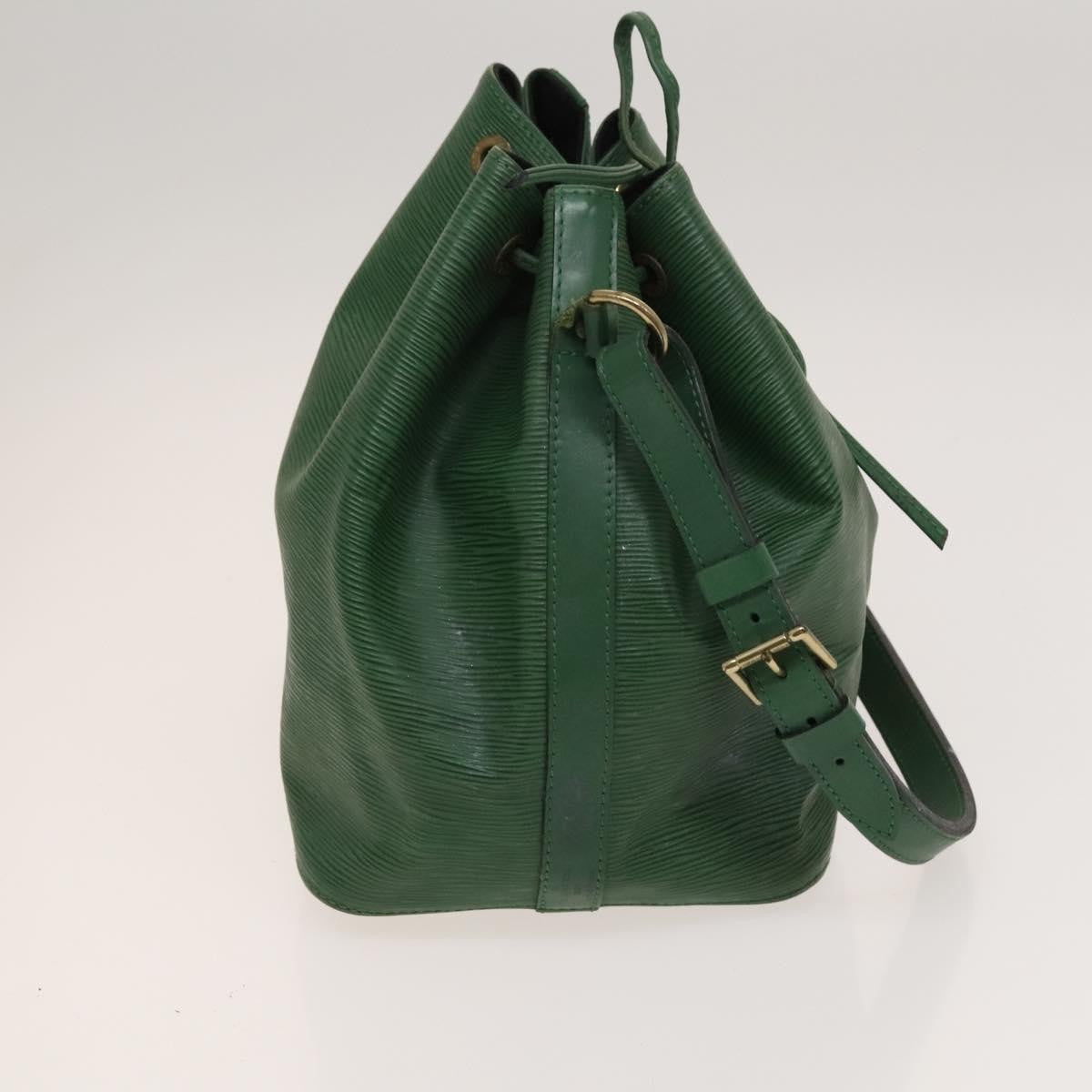 Louis Vuitton Petit Noe Handbag Epi Leather, GREEN, LEATHER, Shoulder bag