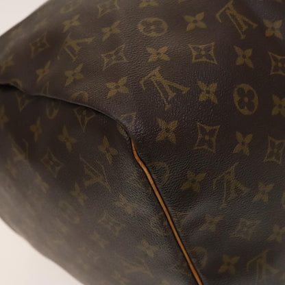Louis Vuitton Keepall Bag Monogram Canvas, BROWN, CANVAS, Travel bag