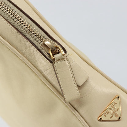 Prada Vintage Handbag Tessuto, Beige, Nylon, Handbag