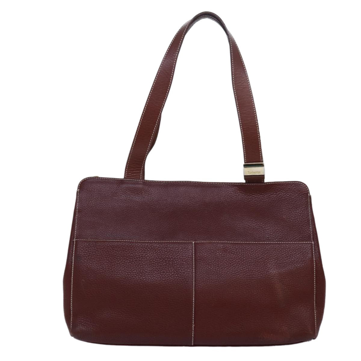 Burberry Handle Tote Leather, BROWN, LEATHER, Tote bag