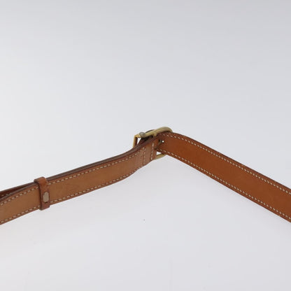 Celine Vintage Macadam Shoulder Bag Canvas and Leather, Brown, Canvas, Shoulder Bag